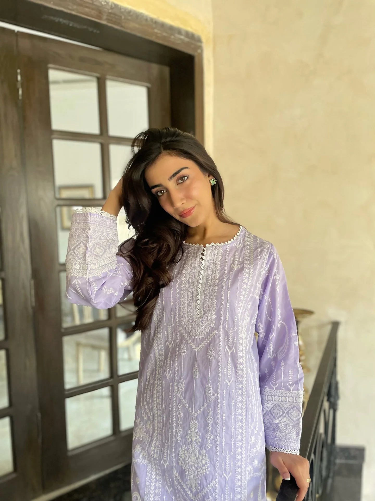 MELODY KURTA - PALE LILAC