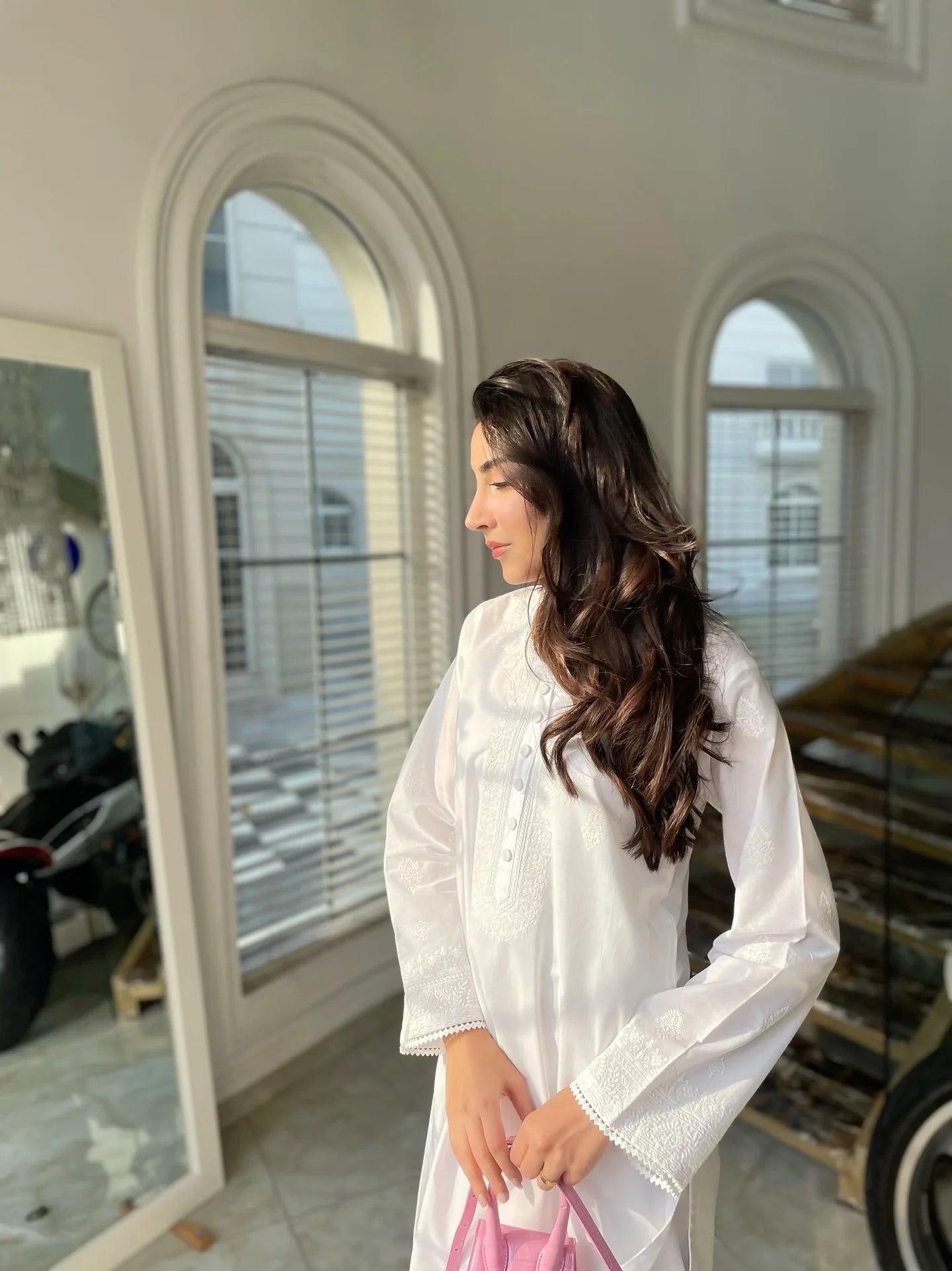 RIME KURTA - WHITE