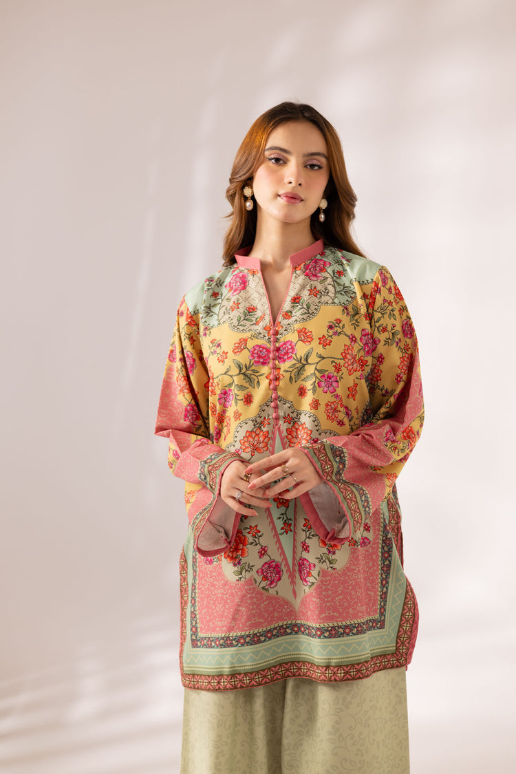 2 PC SUMMER LAWN DRESS - PRT L38