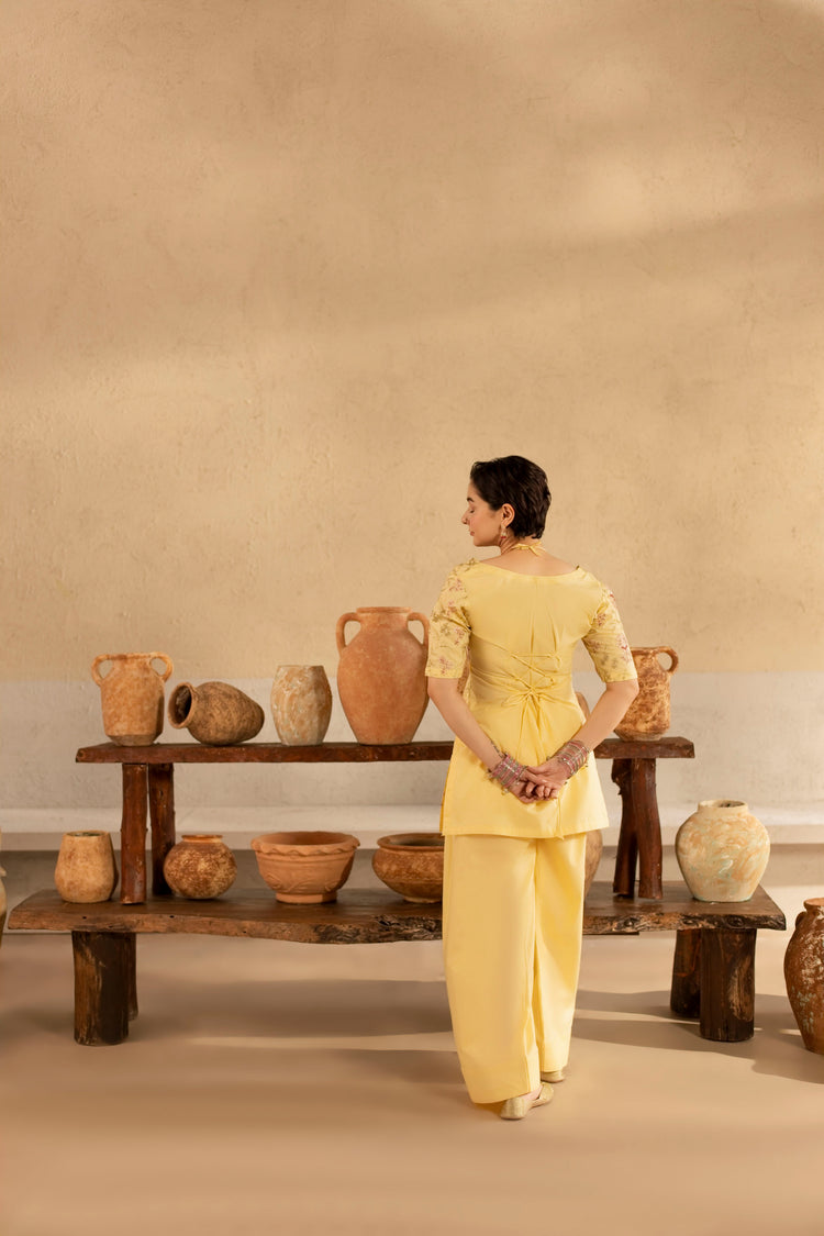 2 PC EMBROIDERED DRESS - HM05