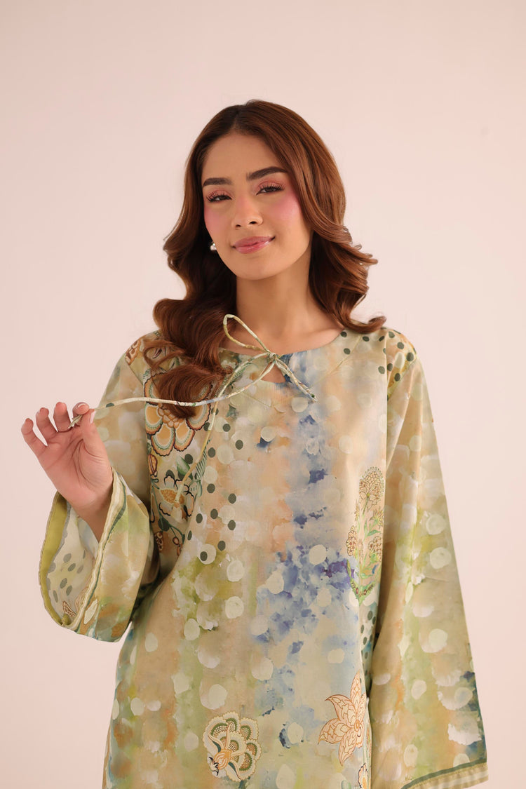 1 PC PRINTED LAWN KURTA - PRT L43302