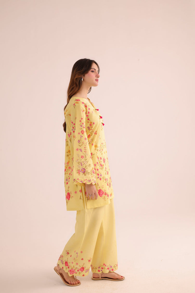 2 PC SUMMER LAWN DRESS - PRT L42949