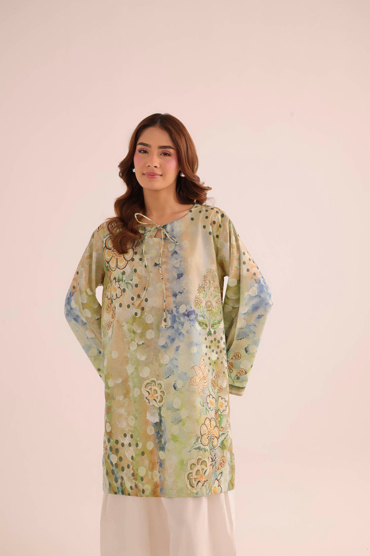 1 PC PRINTED LAWN KURTA - PRT L43302