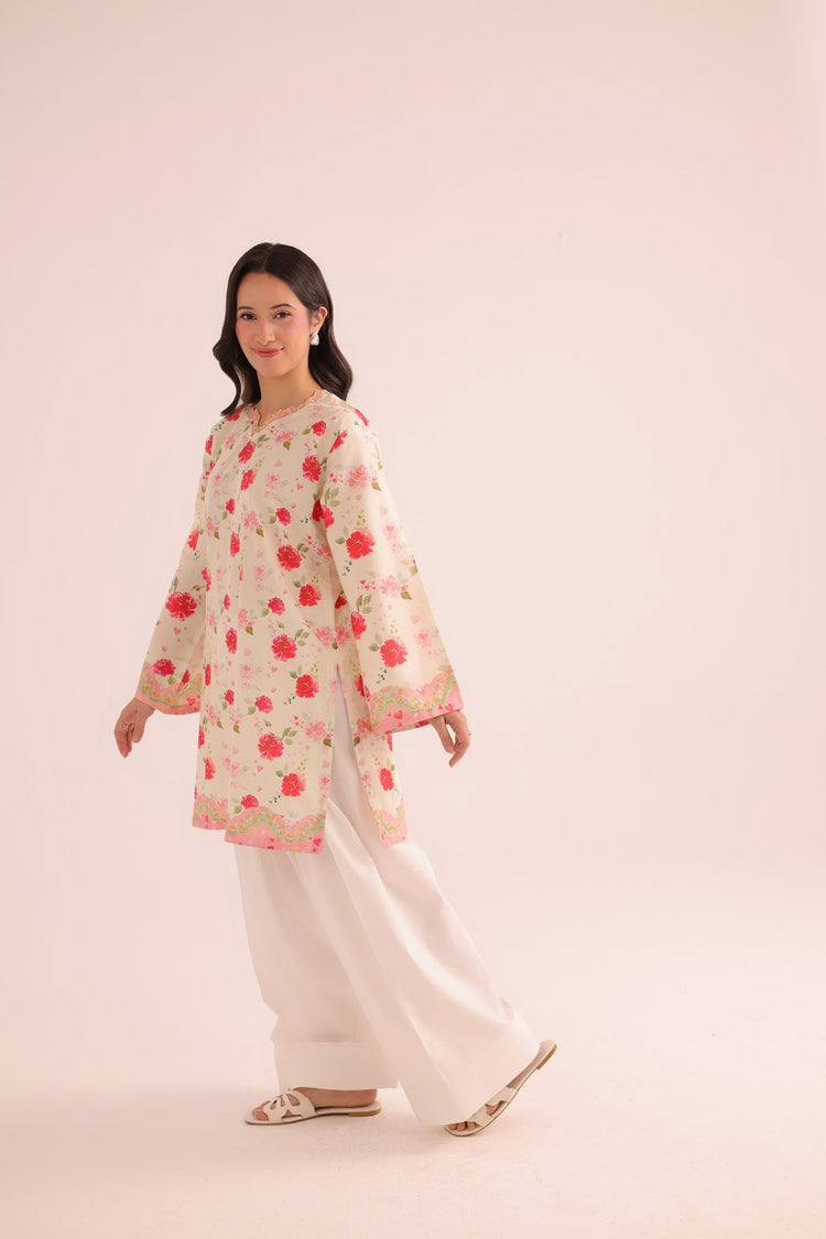 1 PC PRINTED LAWN KURTA - PRT L43285