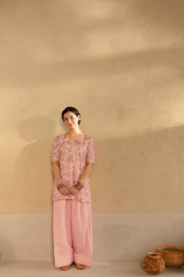 2 PC EMBROIDERED DRESS - HM06