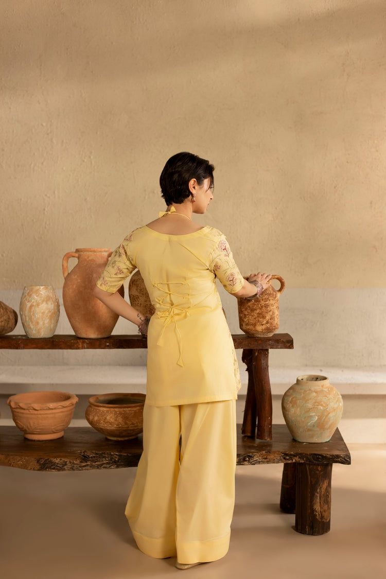 2 PC EMBROIDERED DRESS - HM05