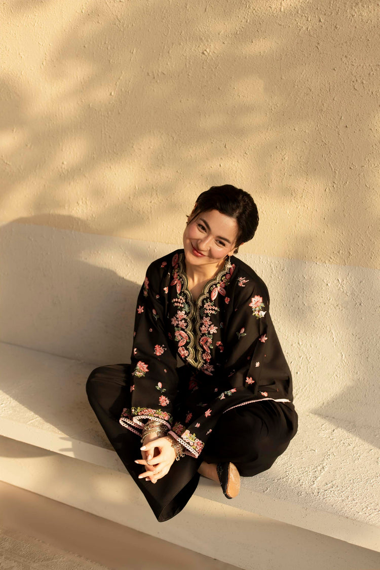 2 PC EMBROIDERED DRESS - HM01