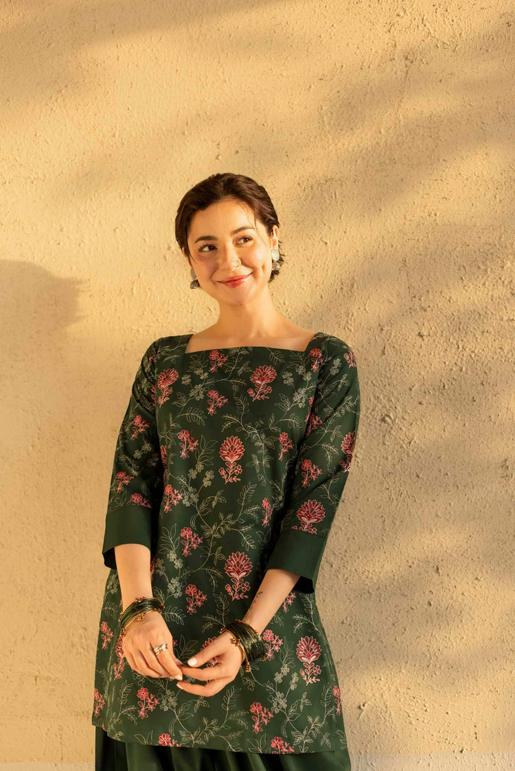 2 PC EMBROIDERED DRESS - HM02