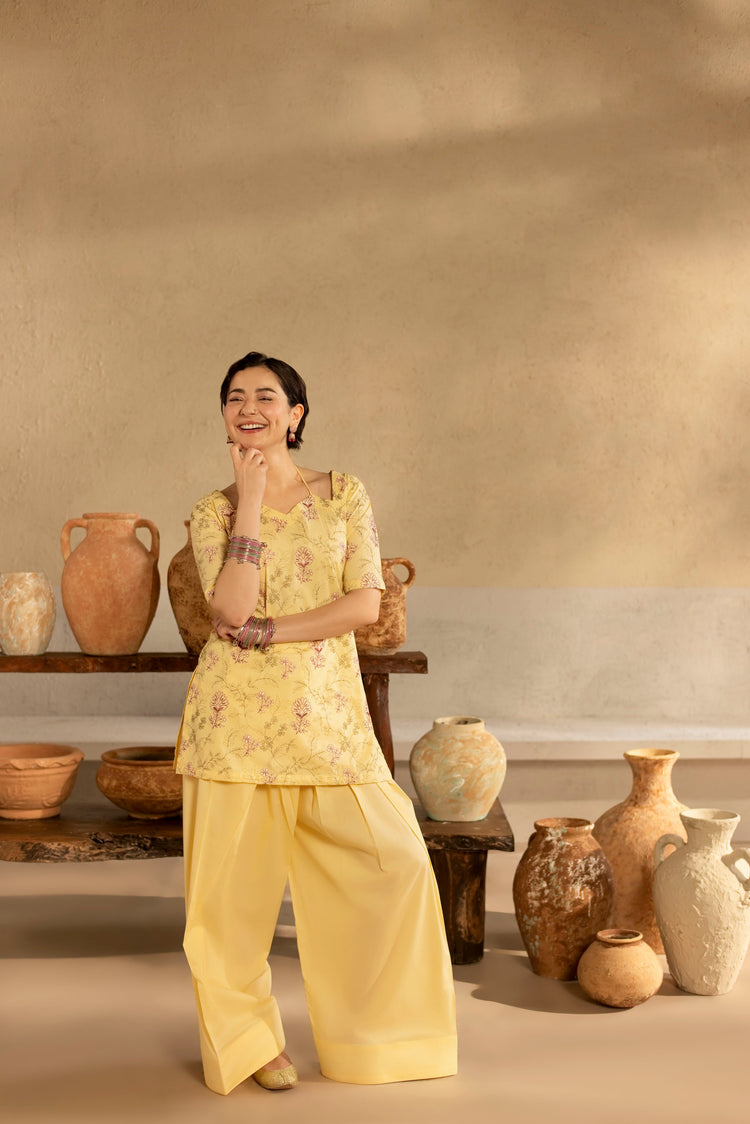 2 PC EMBROIDERED DRESS - HM05