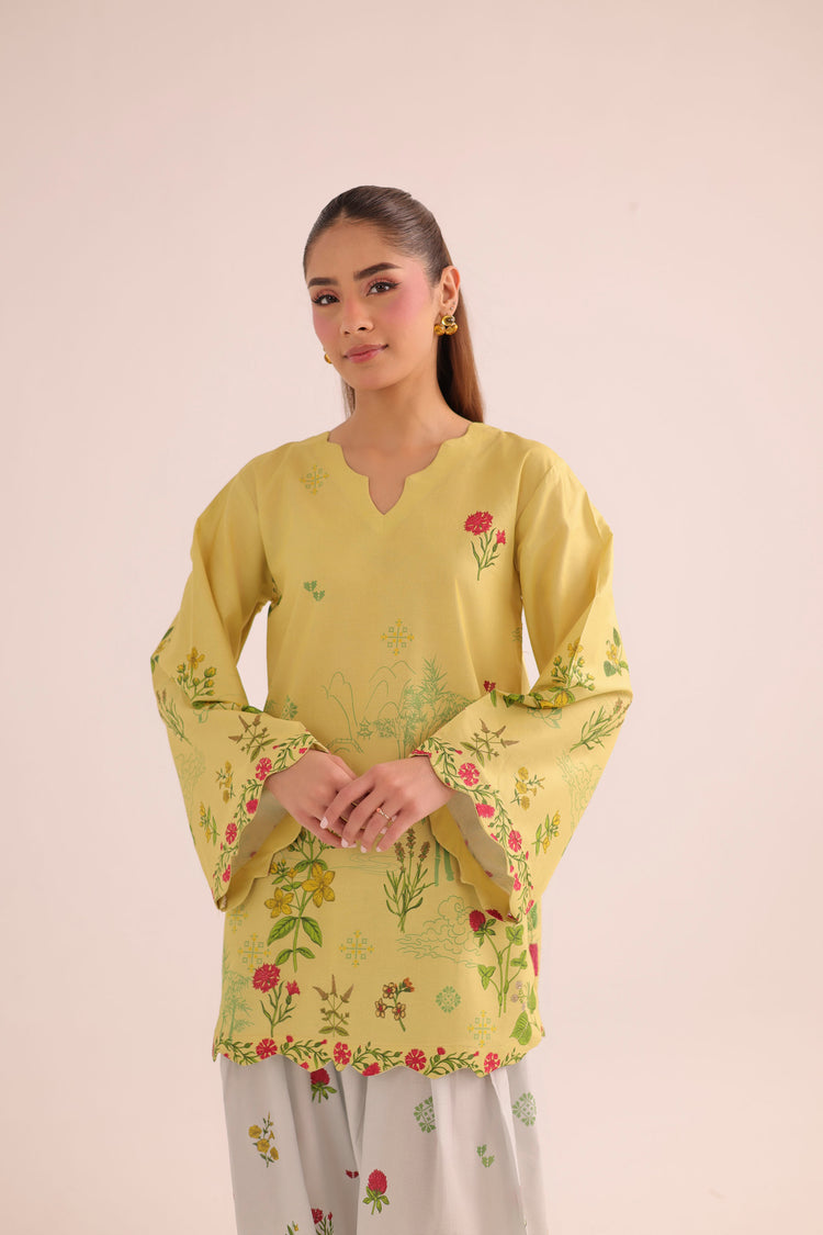 2 PC SUMMER LAWN DRESS - PRT L42982
