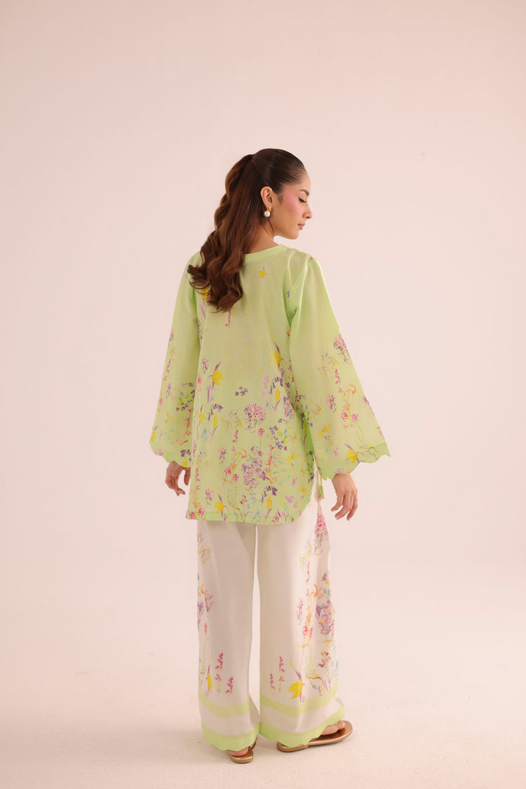 2 PC SUMMER LAWN DRESS - PRT L42952