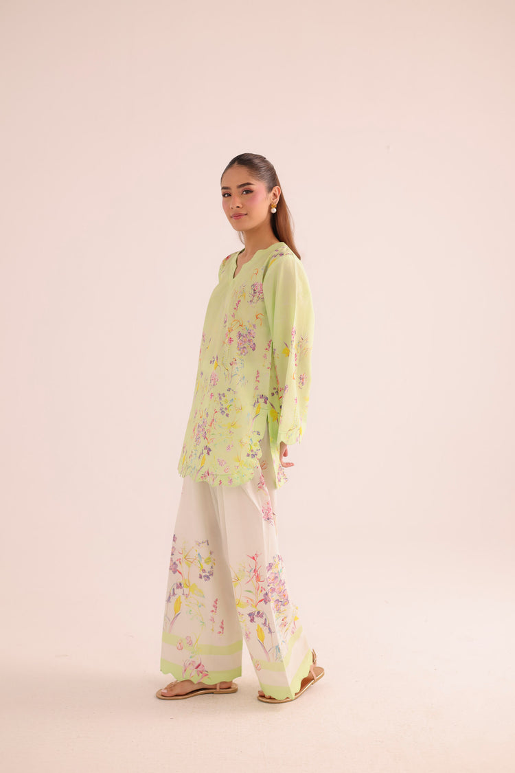 2 PC SUMMER LAWN DRESS - PRT L42952