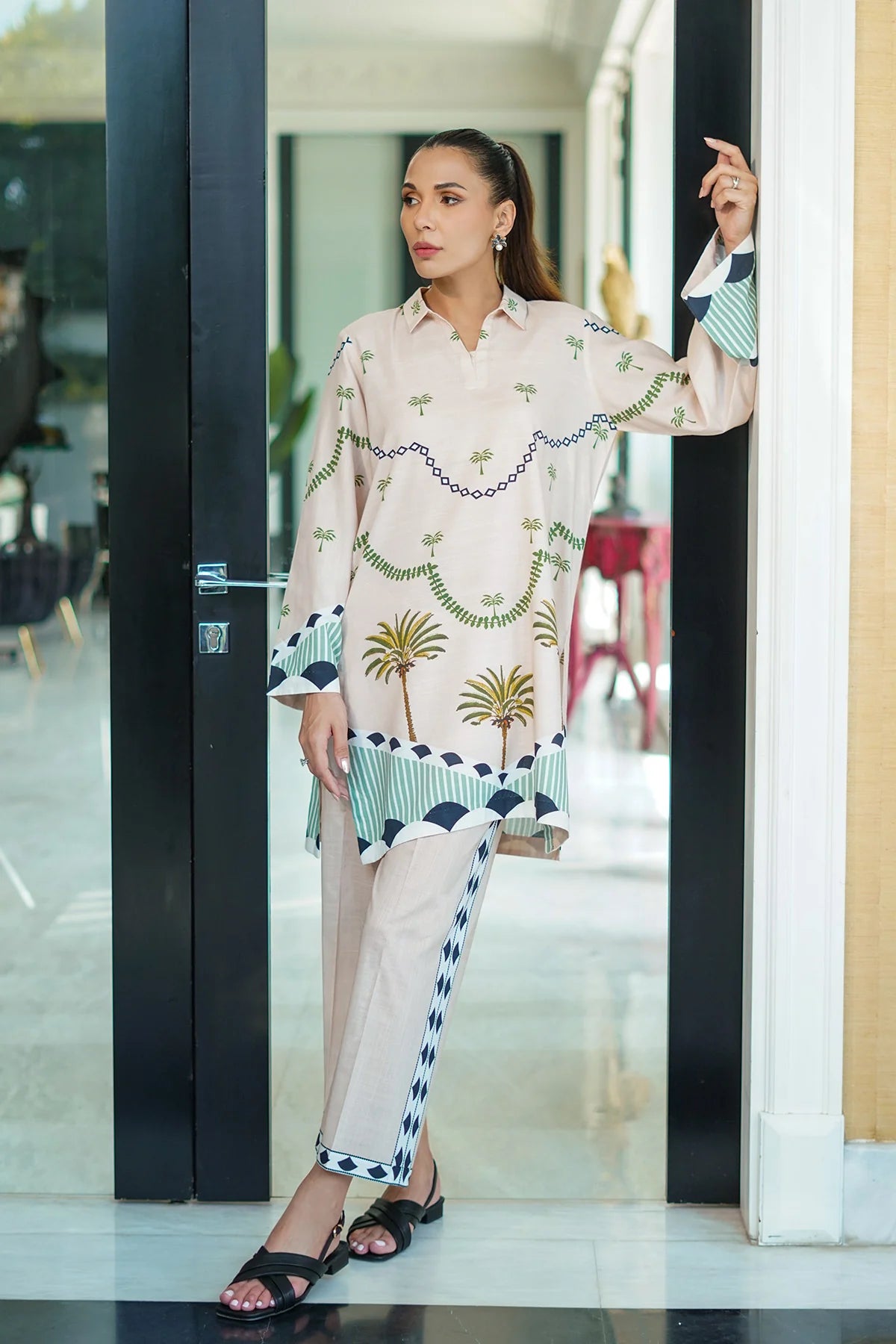 PRINTED MARINA 2 PIECE
