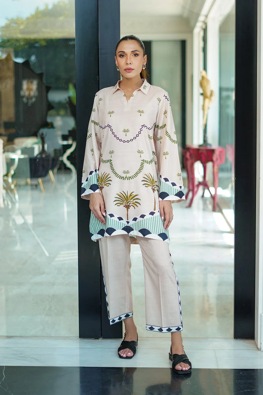PRINTED MARINA 2 PIECE