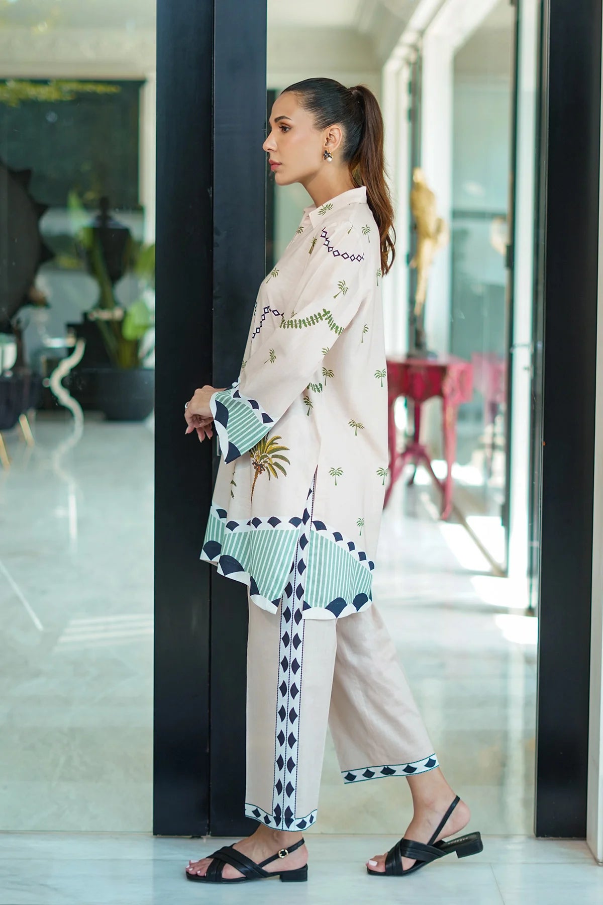 PRINTED MARINA 2 PIECE