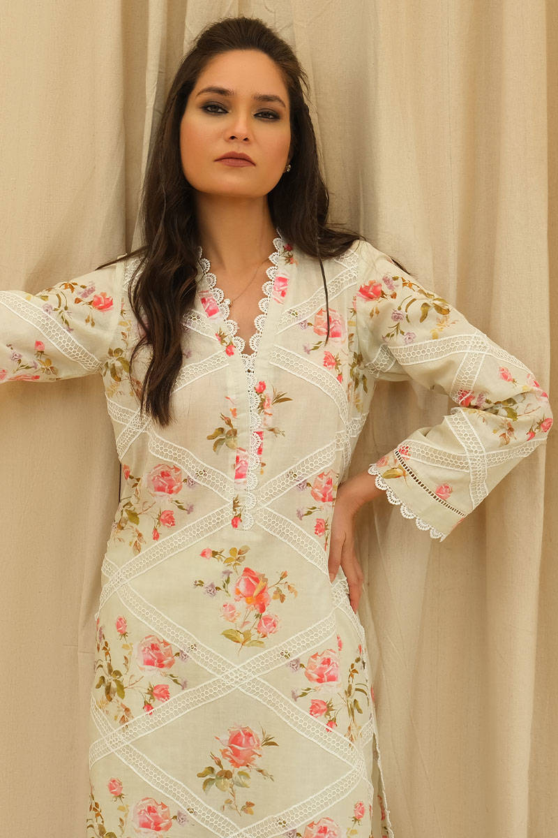 FARIDA HASAN SPRING '23 | ROSE GARDEN PRINT
