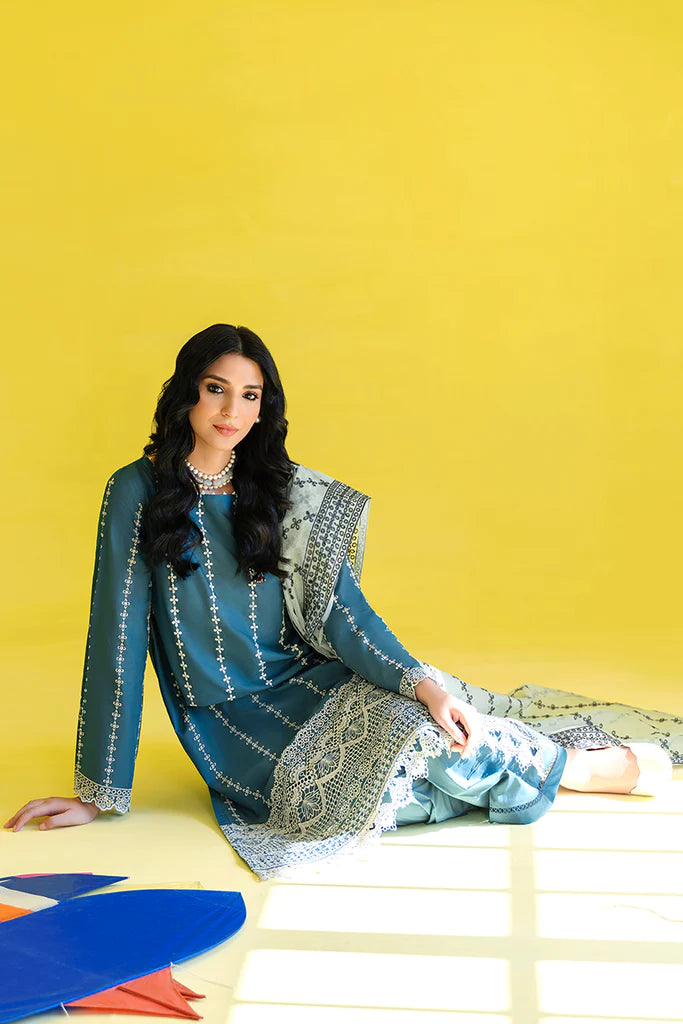 CROSS STITCH LAWN '23 | URAAN | BERYL GRACE