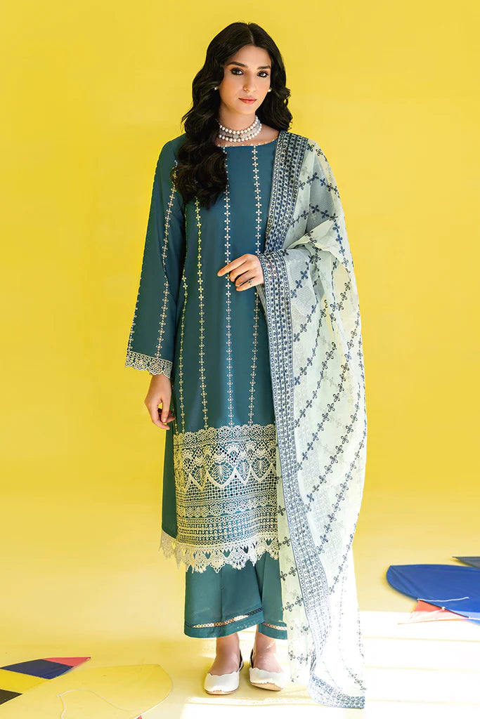 CROSS STITCH LAWN '23 | URAAN | BERYL GRACE