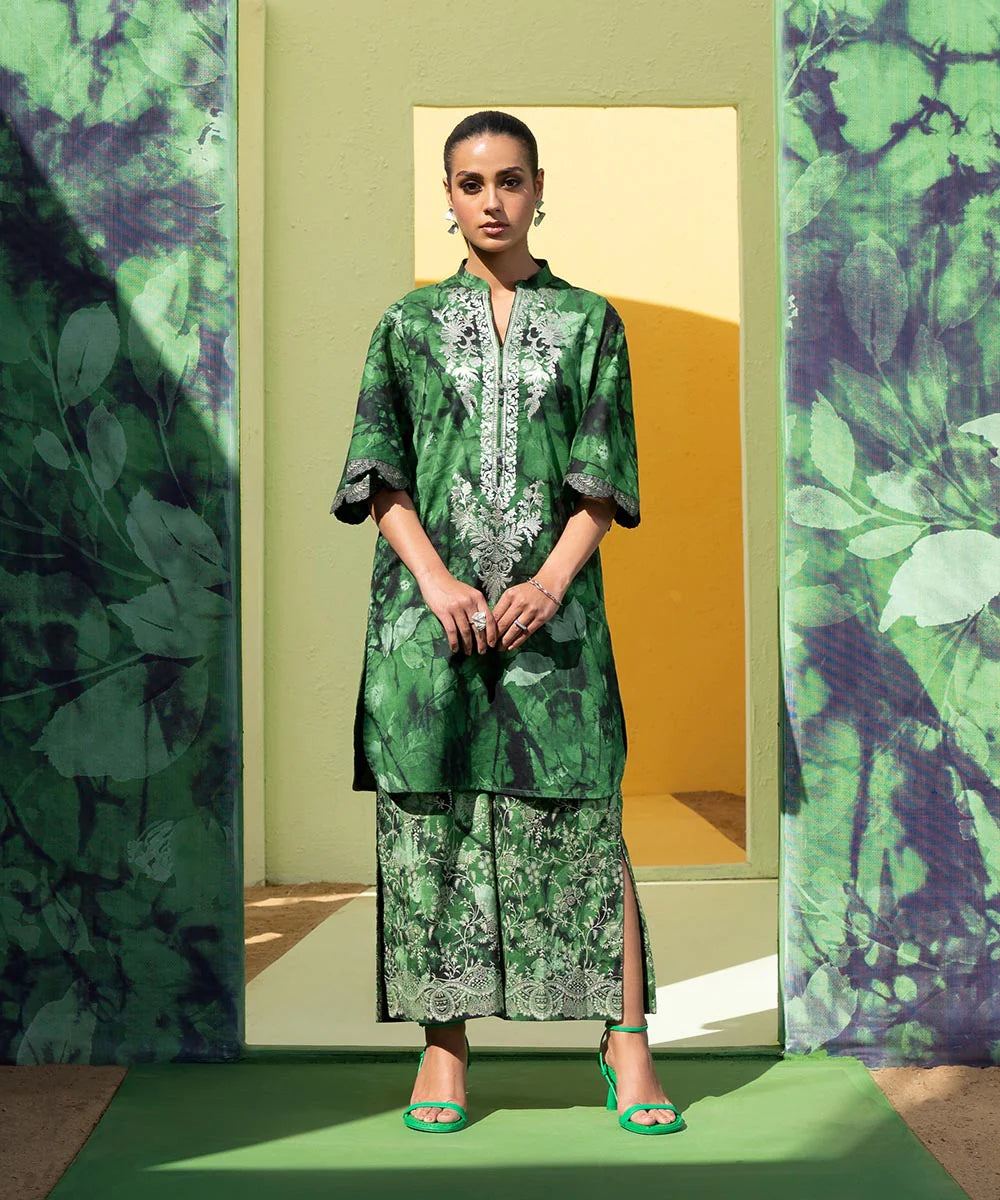 SAPPHIRE LAWN VOL 1 | 2 PIECE - DIGITAL PRINTED EMBROIDERED LAWN SUIT