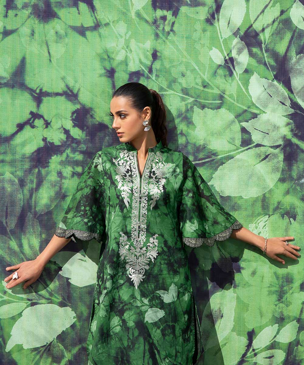 SAPPHIRE LAWN VOL 1 | 2 PIECE - DIGITAL PRINTED EMBROIDERED LAWN SUIT