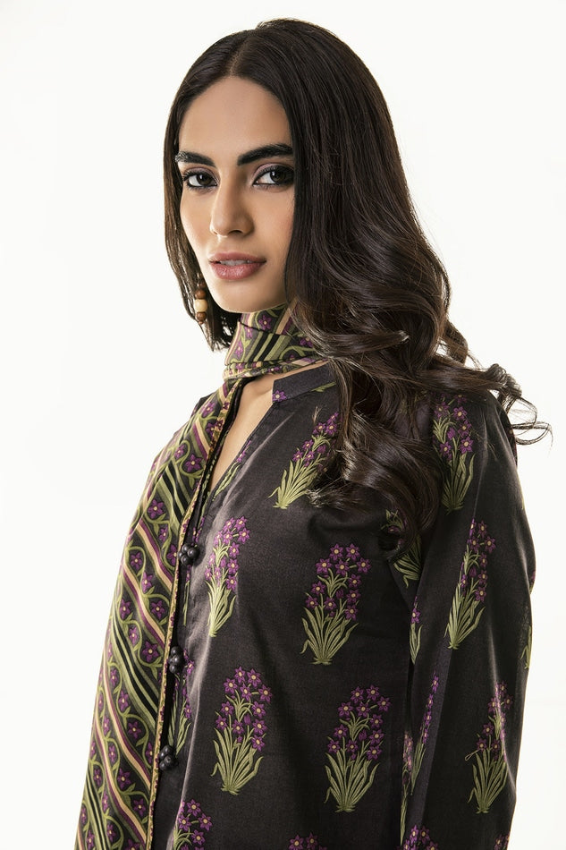 KHAADI PRINTED CAMBRIC LAWN SUIT | ALA22338 B