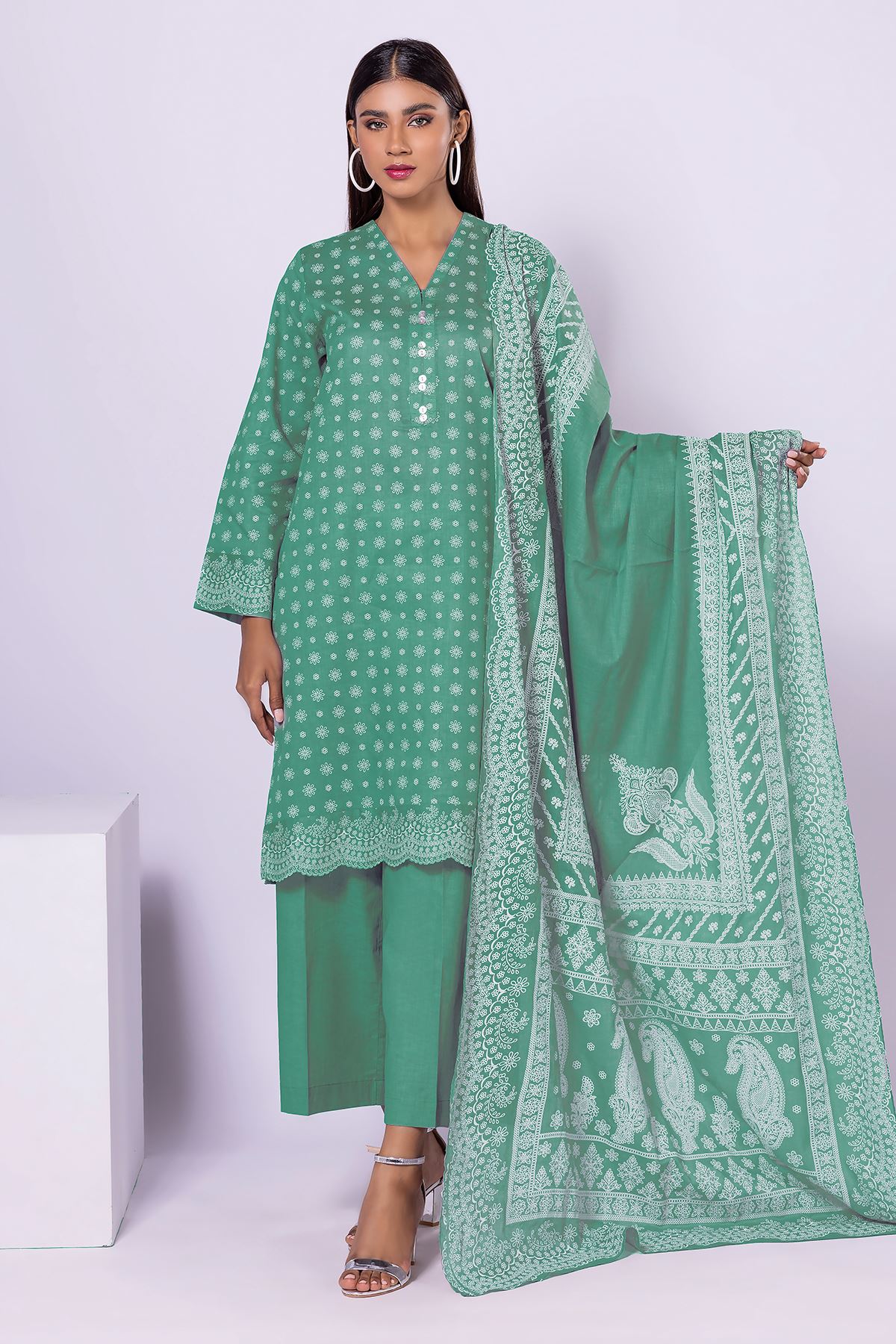 KHAADI LAWN | 3 PIECE SUIT