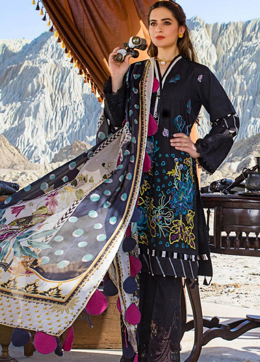 ERUM KHAN LAWN 2021 | DARK DAISY