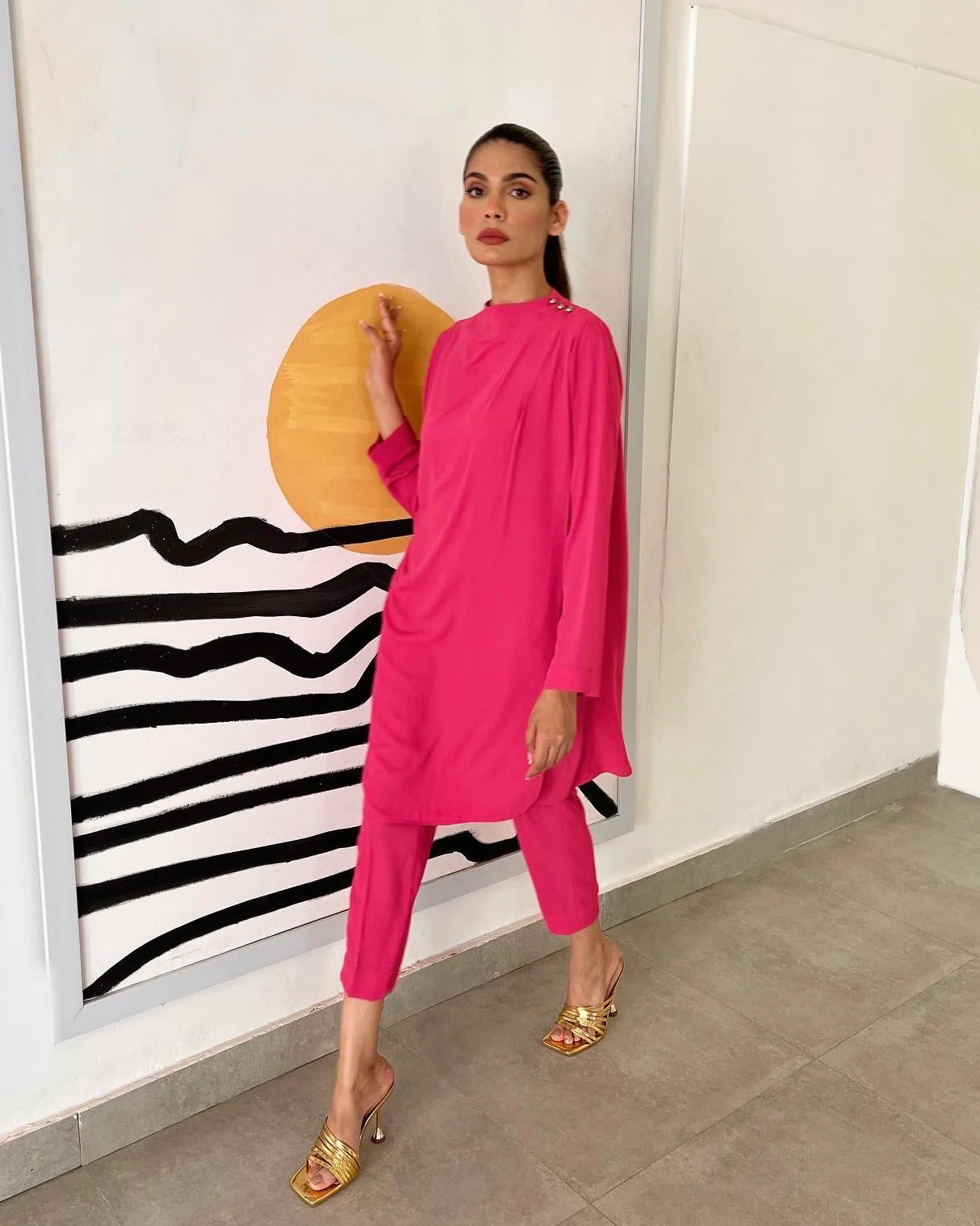 NEON PINK ABBY SET