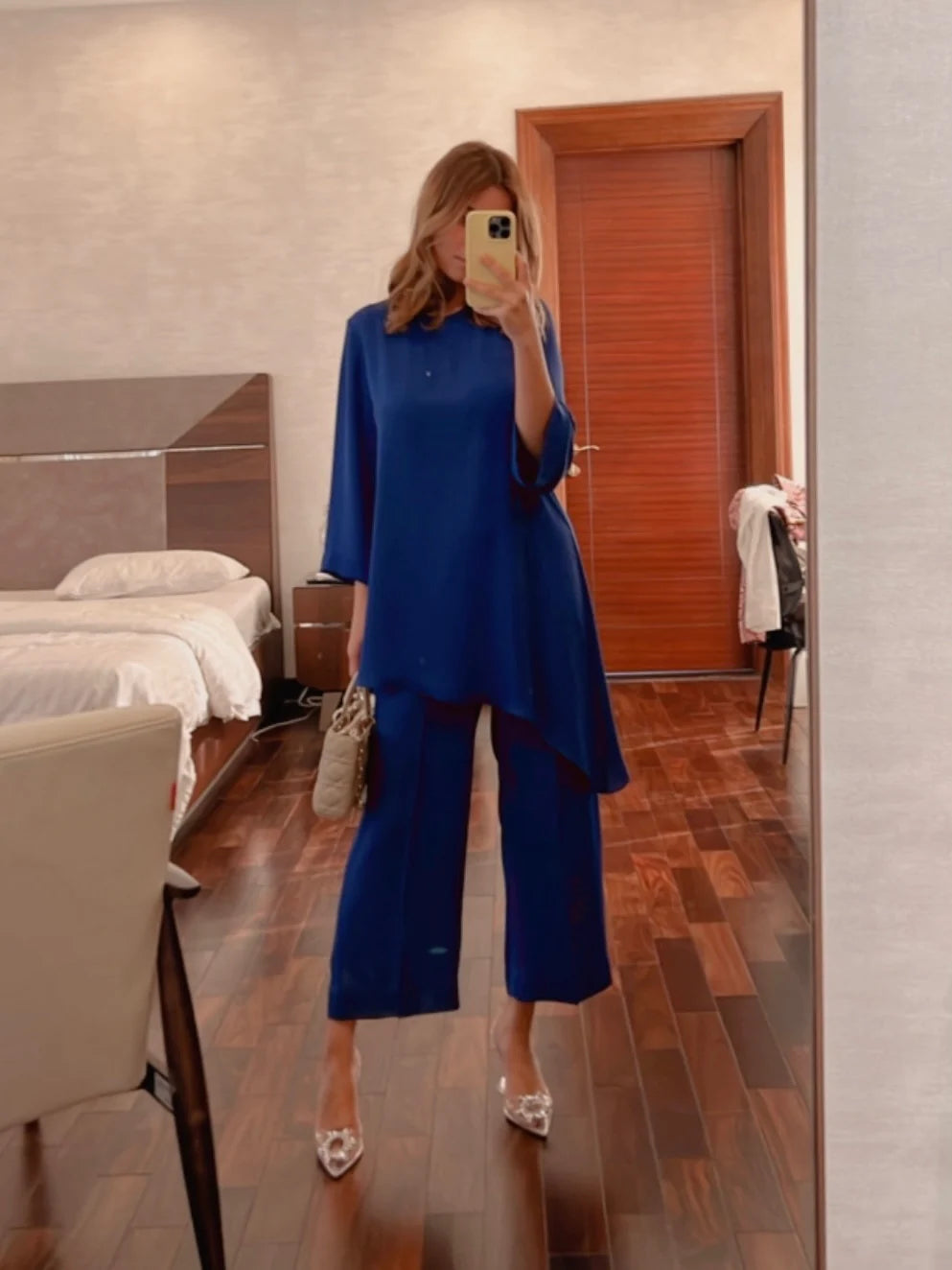 SAK ATELIER CO-ORDS | BRIGHT BLUE VERIE SET