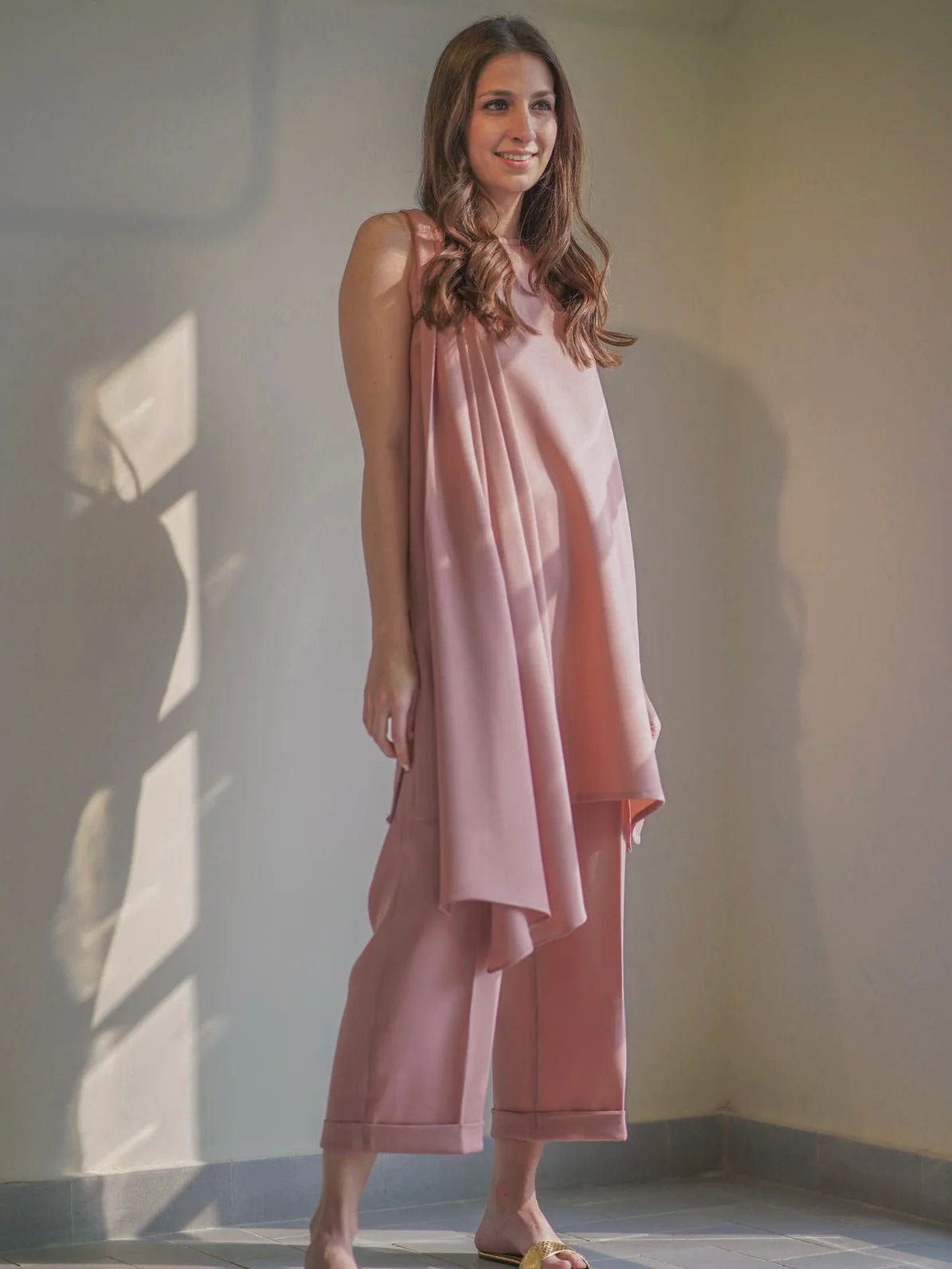SAK ATELIER CO-ORDS | NUDE PINK Z SET